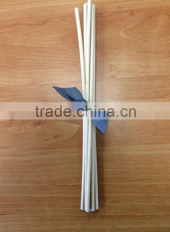 2016 new 8pcs/bundle rattan sticks tied with blue grosgrain +elastic loop