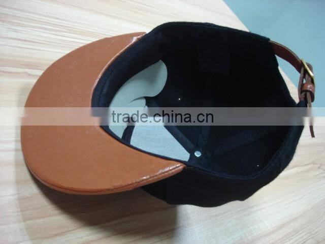 Custom leather patch logo snapback hats/caps watermelon