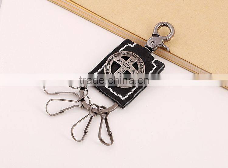 Punky Leather Strap Chain Bikers Punk Gothic Key Chain Hand Made