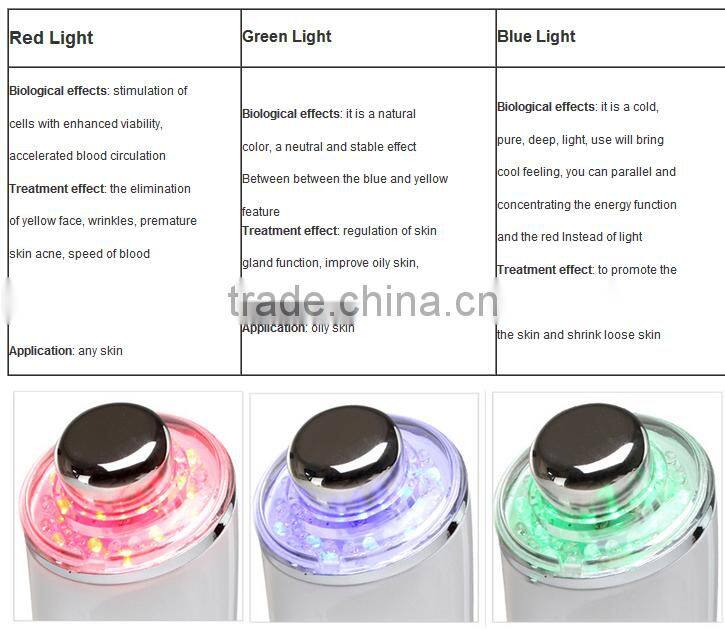3MHz Ultrasonic ionic massage OBS-0103 with different function colors