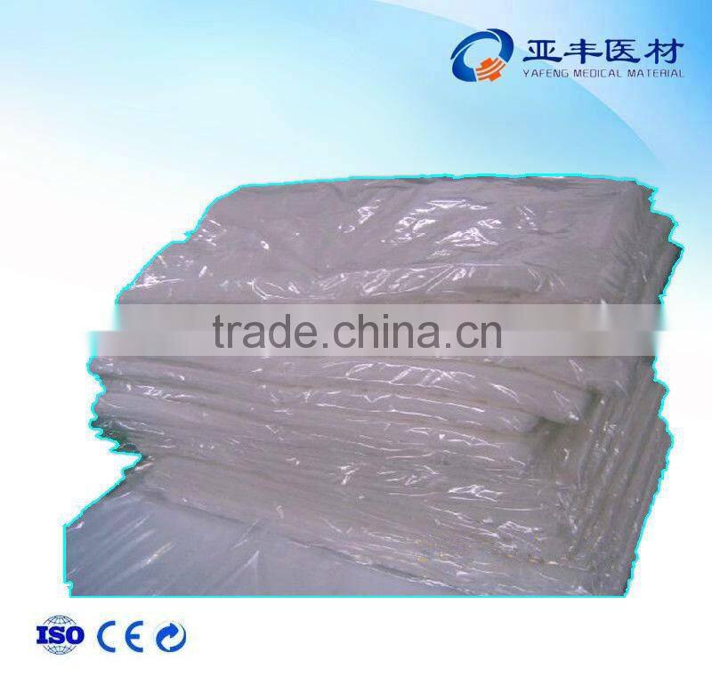 100% cotton medical bleached absorbent surgical 24x20mesh 32x28mesh 26x18mesh zigzag pillow pieces gauze