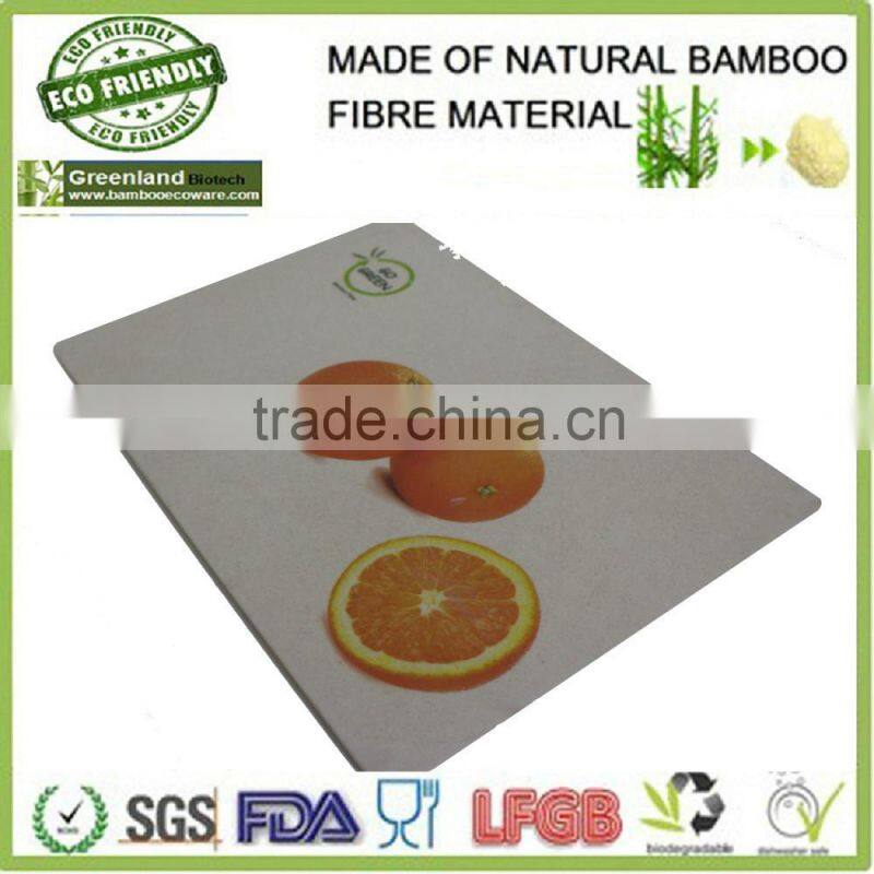 eco friendly bamboo fibre cutting board,33*23.5*0.56cm