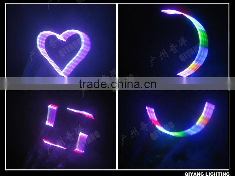 Disco ILDA 1000mW RGB 3D animation full color laser spot lights