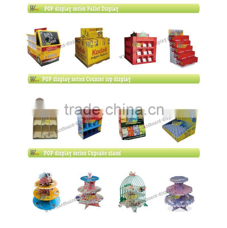 new style advertising exhibition and promotion cardboard standee design