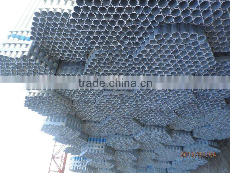 ERW galvanized steel pipe