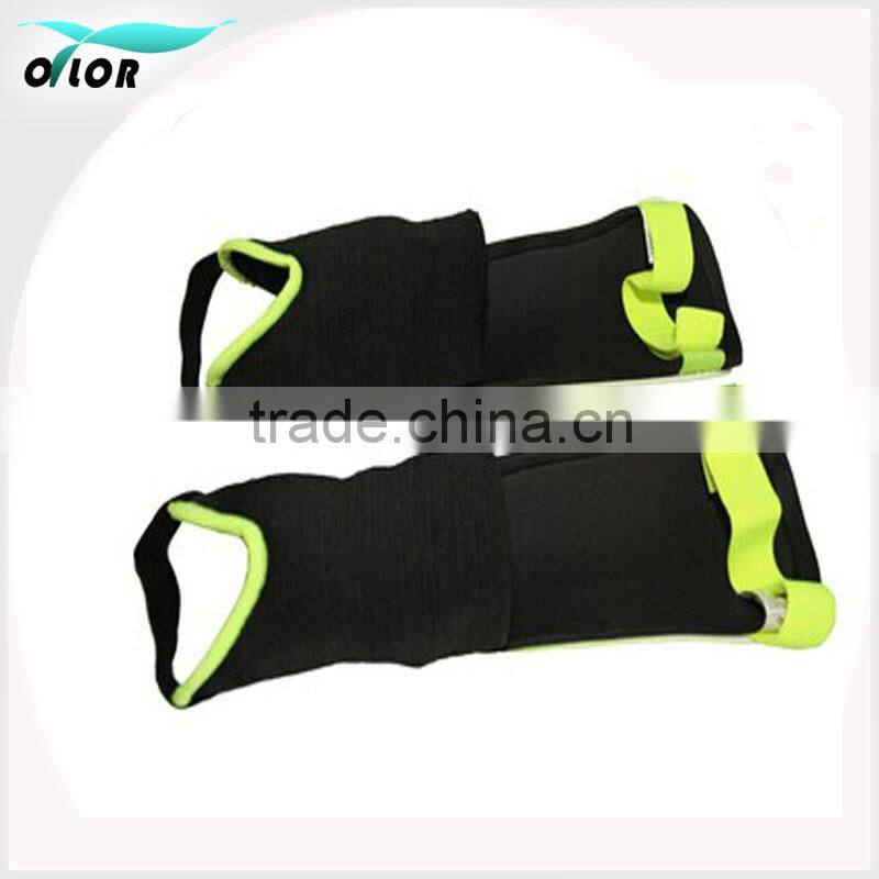 Sports safety soccer ball pp eva materials shin guard with elastic strap