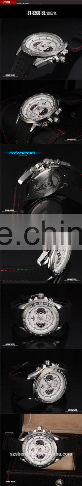 black color wrist watch,20ATM water resistance dive watch men