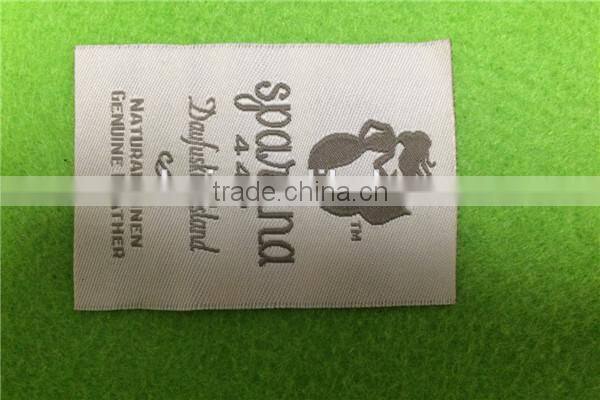 Garment labels and tags,100% polyester woven labels for clothing