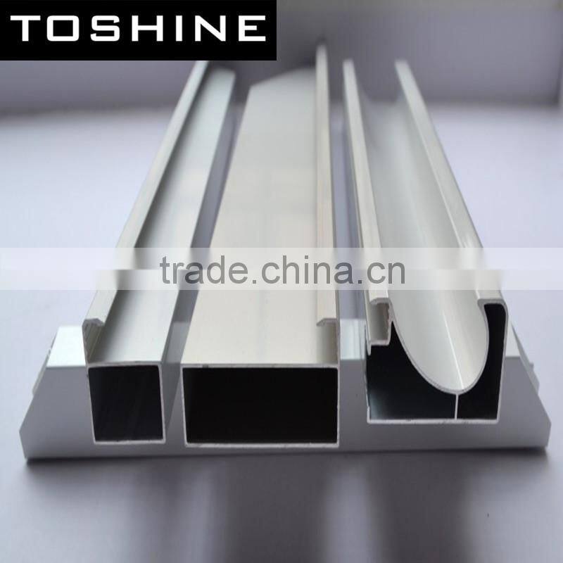 Customized square shape anodized aluminum hollow profile for awnings