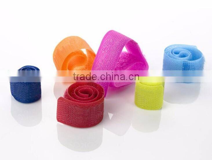 Logo printing adjustable hook and loop strips with buckle