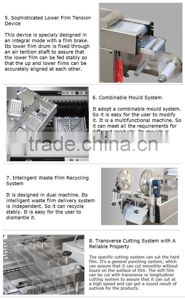 automatic thermoformer / packing pizza machine