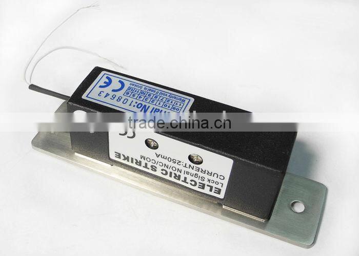 Standard Heavy Duty Eelctric Strike Stainless steel panel Electric strike used for Wooden Door Metal Door No/NC/COM PY-EL9