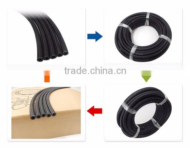 din73379 2b 1/8 inch oil resistant cotton overbraided fuel hose