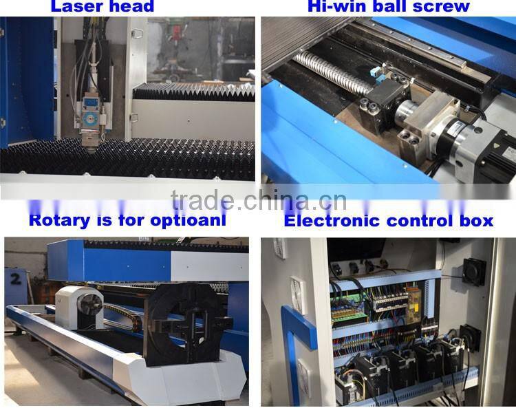 IPG ROFIN RAYCUS 500W 750W 1000W fiber laser metal cutting machine