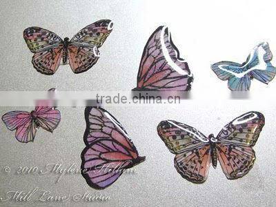 Custom and Adhesive make epoxy resin sticker dome stickers made in China