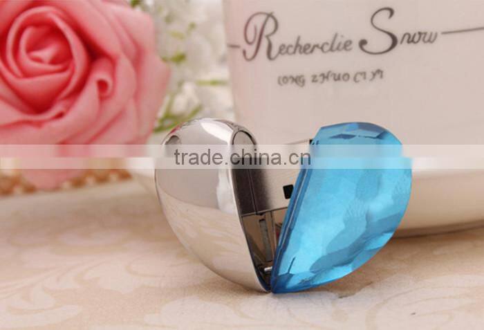 USB Flash Drive Customize Company Logo Bulk Cheap Heart Necklace Design 2GB 8GB