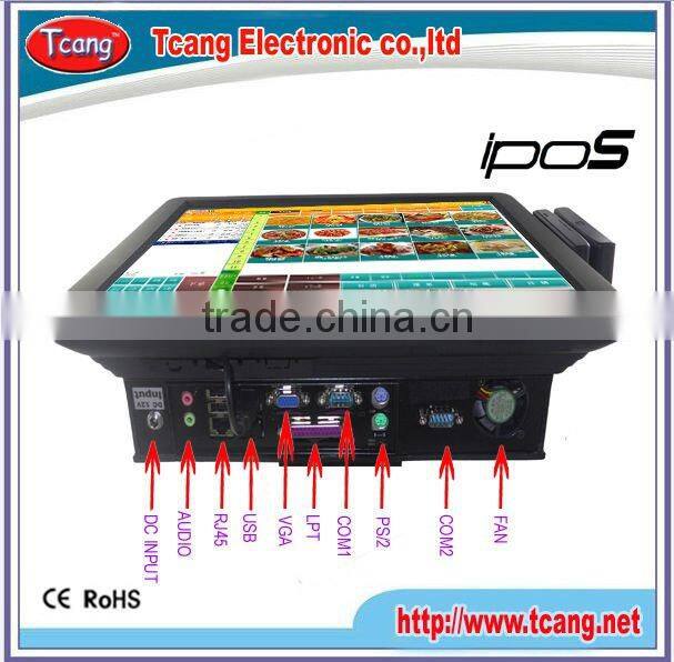 Touch screen Point of sale systems with Wall-mounted