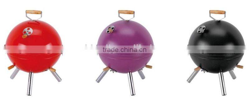 Outdoor camping charcoal egg shaped bbq grill