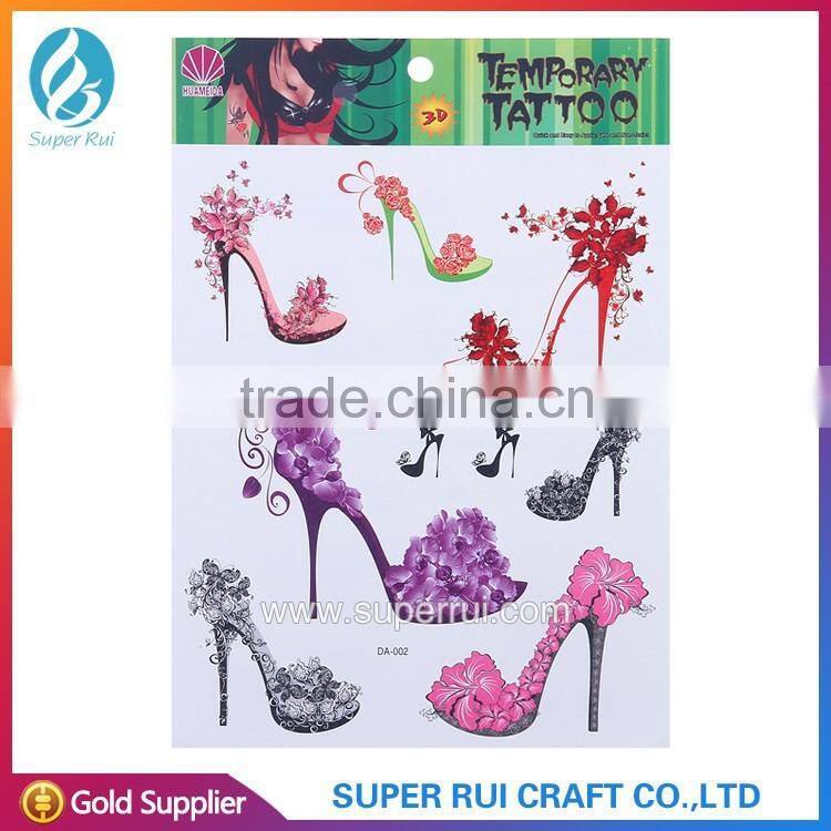 New and beautiful 3D temporary sticker tattoo for body