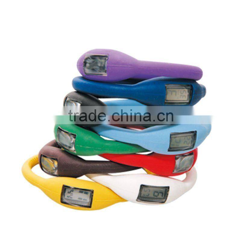 hot sale colorful sports waterproof silicone watch ladies