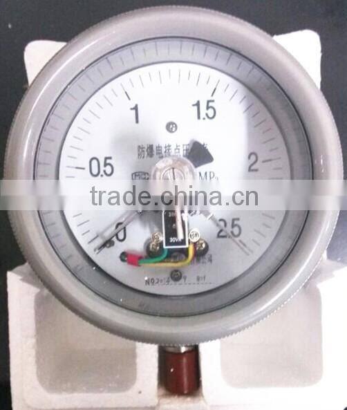 mpa explosion proof electric contact pressure gauge types
