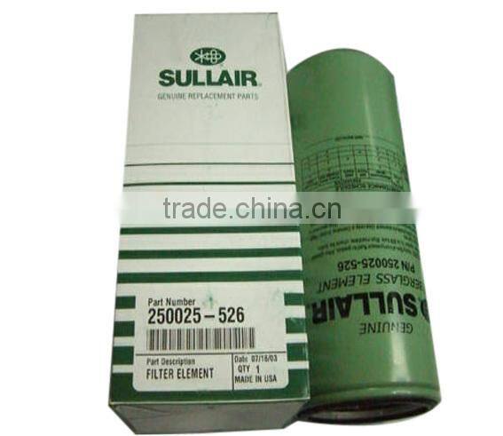 replacement sullair air oil filter 250025-526/sullair oil filter/sullair compressor filter 250025-526