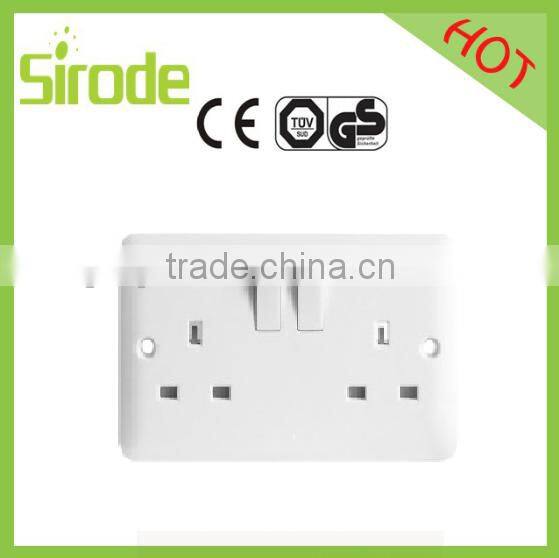 panasonik type BS Standard bakelite UK electrical 10A 1 gang 2 way plate switch