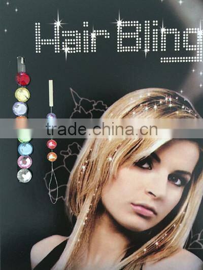 woman hair accessory crystal hair bling