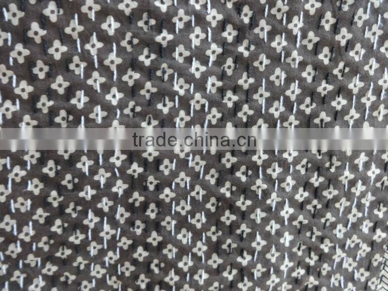 Hand Block Print Cotton Bedspread