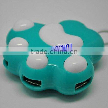 conch shape 4 ports USB HUB