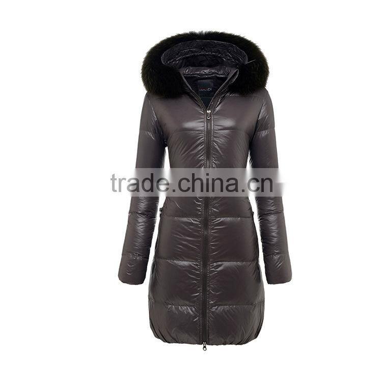 Ladies Fashion Winter Jacket, 2015-2016 designed women long coat,winter down jackets