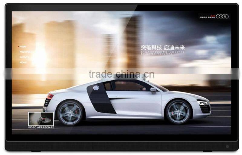 Hot product 32 inch touch screen digital signage with wifi 3G GPS for indoor advertising use