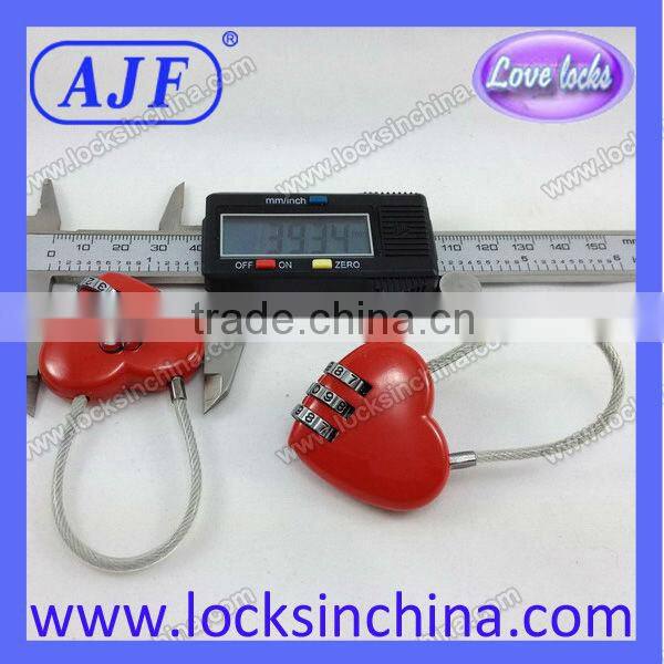 Cable luggage combination lock with a good discount