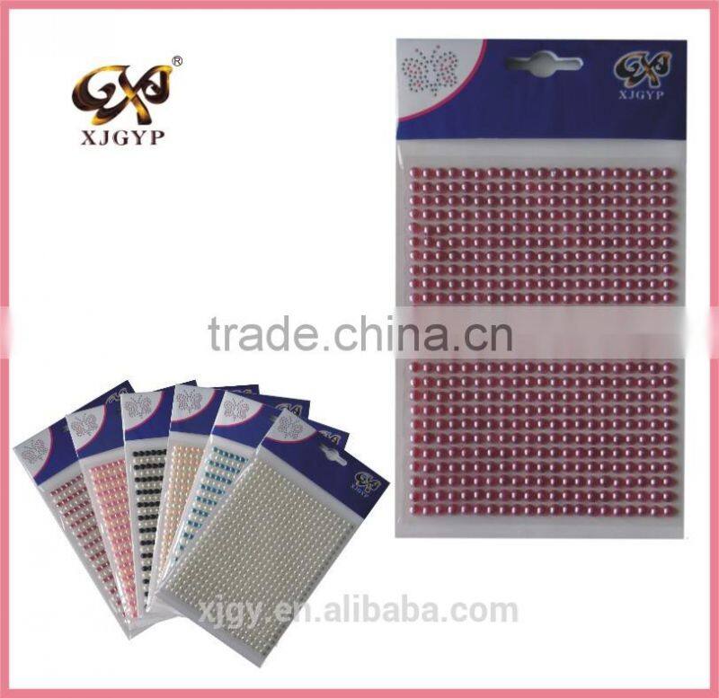 car stickers and decals/safety car sticker/pearl self adhesive sticker
