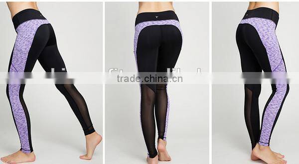 Women Mesh Clothing Sexy Breathable Leggings With Pockets
