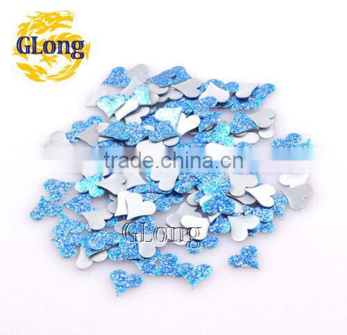 10*10mm Hot Fix Nailhead Heart-Shaped Aluminum With Irregular Spots DIY For Bag Shoe Phone Case Garment #GT105A-10P(Mix-s)
