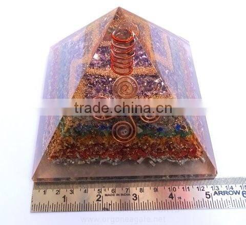 Orgonite Sanskrit Sacral Chakra Oval | Orgonite supplier