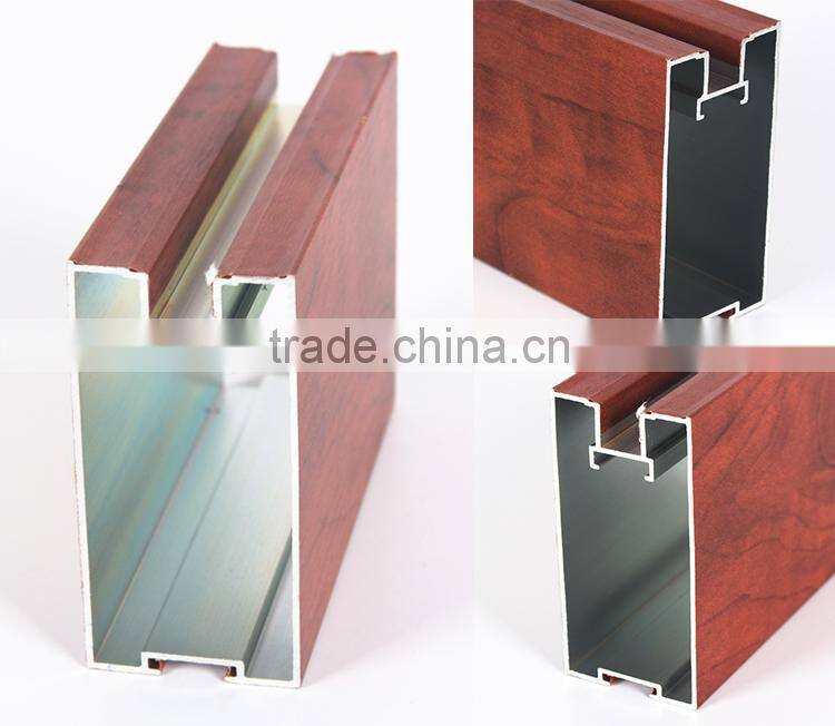 Best price for wooden grain aluminum profiles