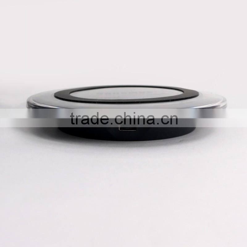 Qi Wireless charger Genuine charging PAD for samsung galaxy s6 edge, DC5V wireless charger for Samsung Galaxy S6 S6 Edge note 5