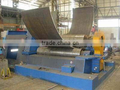hydraulic plate rolling machine, large size rolling machine with 3-roller W11S-60x3000