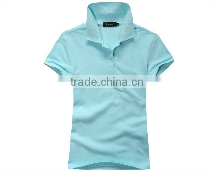wholesale china bulk plain cotton formal short sleeve polo shirts