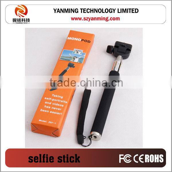 Mobile Phone selfie stick monopod handheld Monopod Selfie-Stick with bluetooth