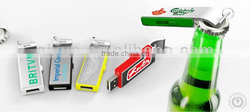Cheap promotional usb flash drive bottle opener