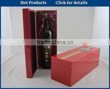 high-end red wooden wine package for sale