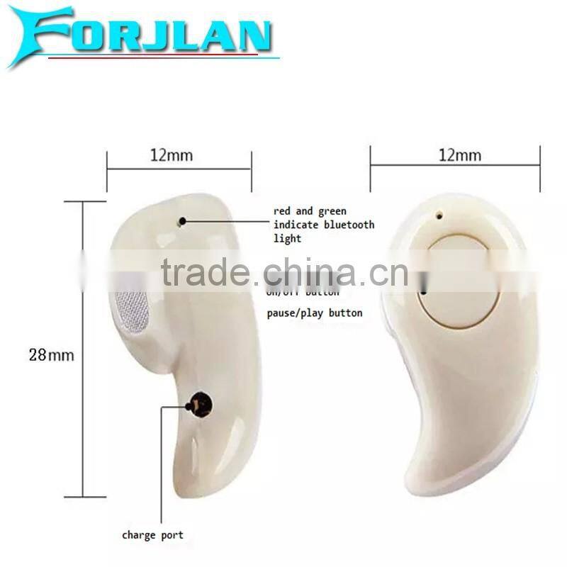 10m bluetooth 4.1 stereo invisible mini wireless bluetooth earphone smart wirless earbud