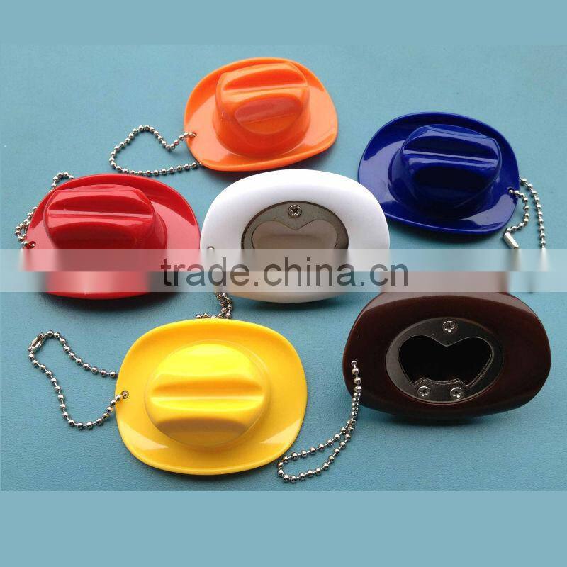 promotional cowboy hat key chain cowboy led opener keychain