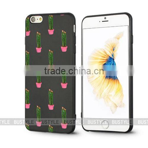 smartphones make up back cover black TPU soft silicone phone case hole punch for iphone7 for iphone 6 6s