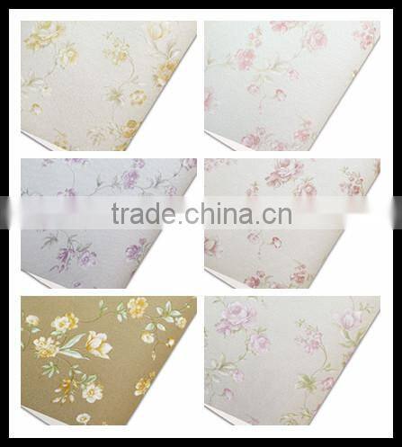 Cheap vinyl washable 3d stone wallpaper