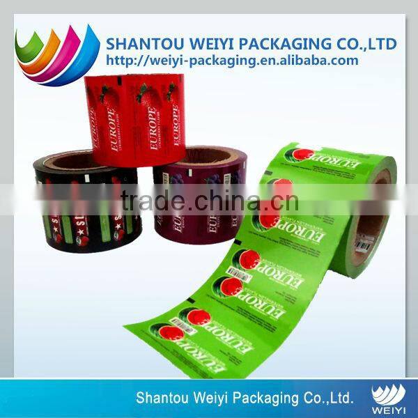 custom printed candy wrapper water proof laminated food film
