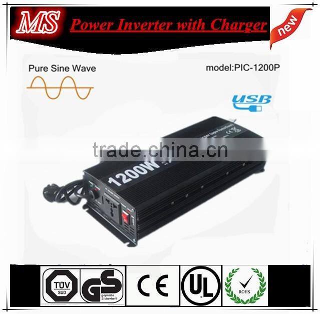 12v/24v 1200w ups power inverter with charger